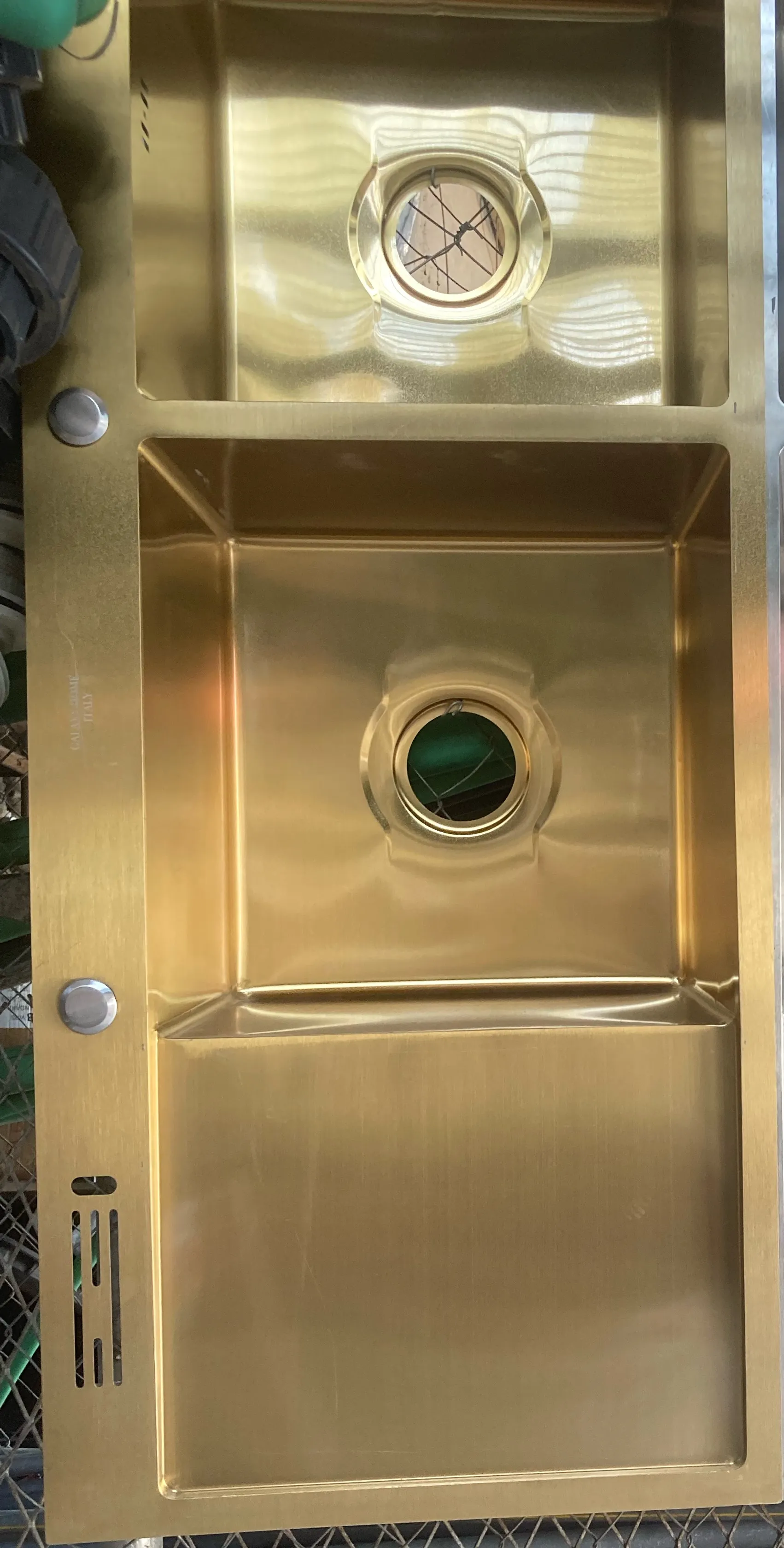 Double handmade sink